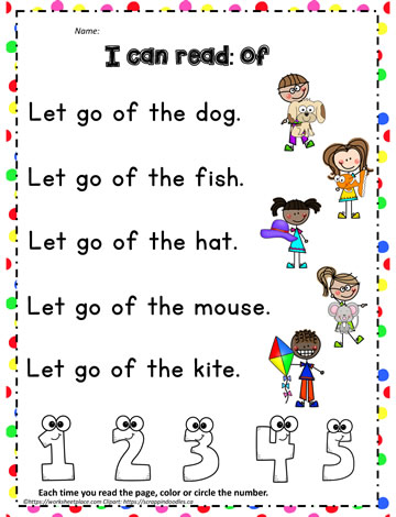 Sight Word to Read - of